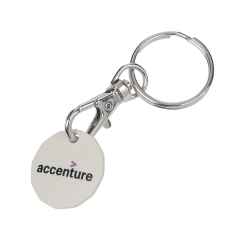 Trolley Coin Keyring (Pk of 10)